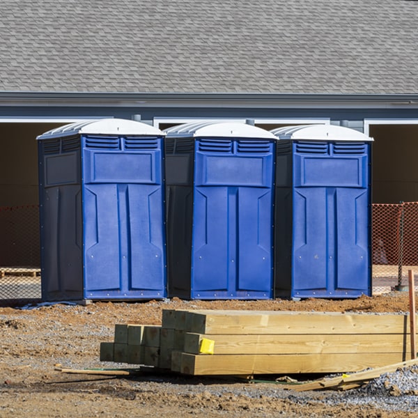 how do you ensure the portable restrooms are secure and safe from vandalism during an event in Long Creek